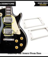 Mounting Frame Pickup Humbucker White (B) Bridge.