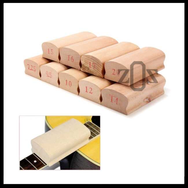 Fingerboard Grinding Sanding Fret Leveling Block Wood Sandpaper |