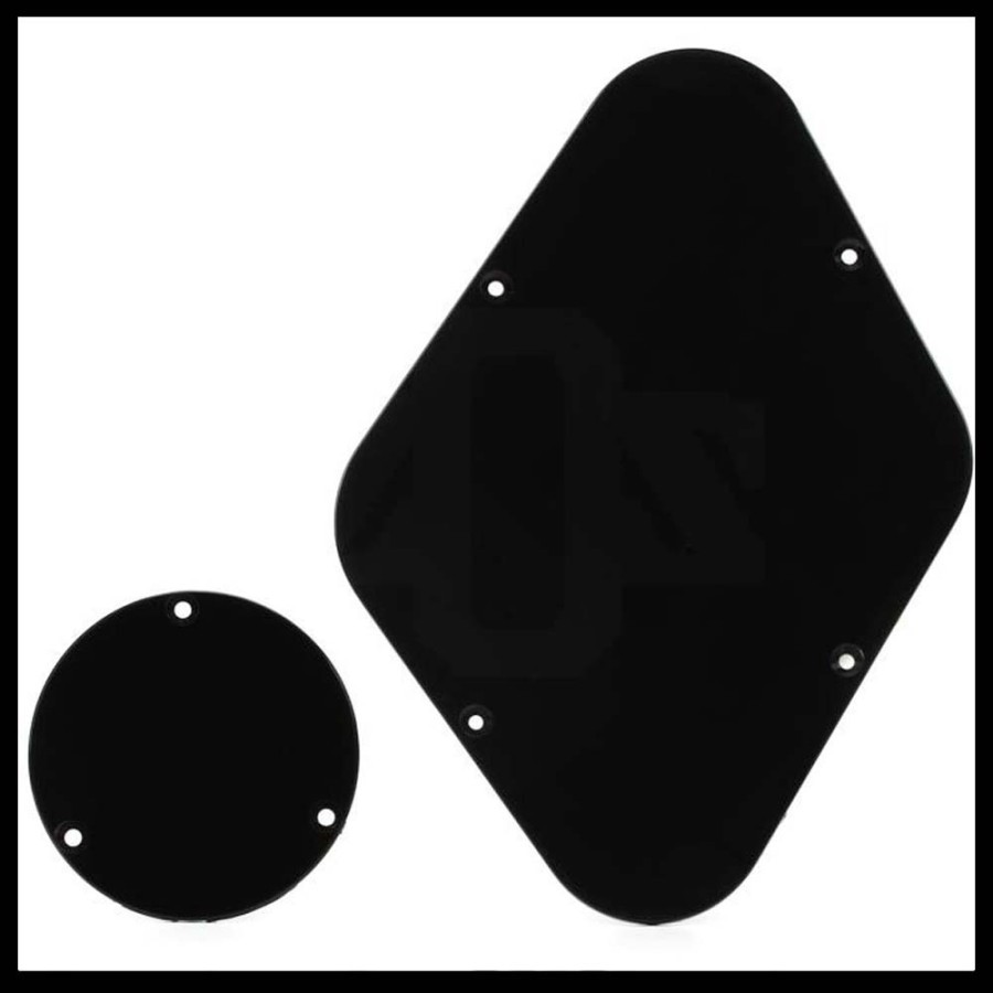 Backplate Back Plate Switch Cover Gibson Lespaul Set Black - Image 3