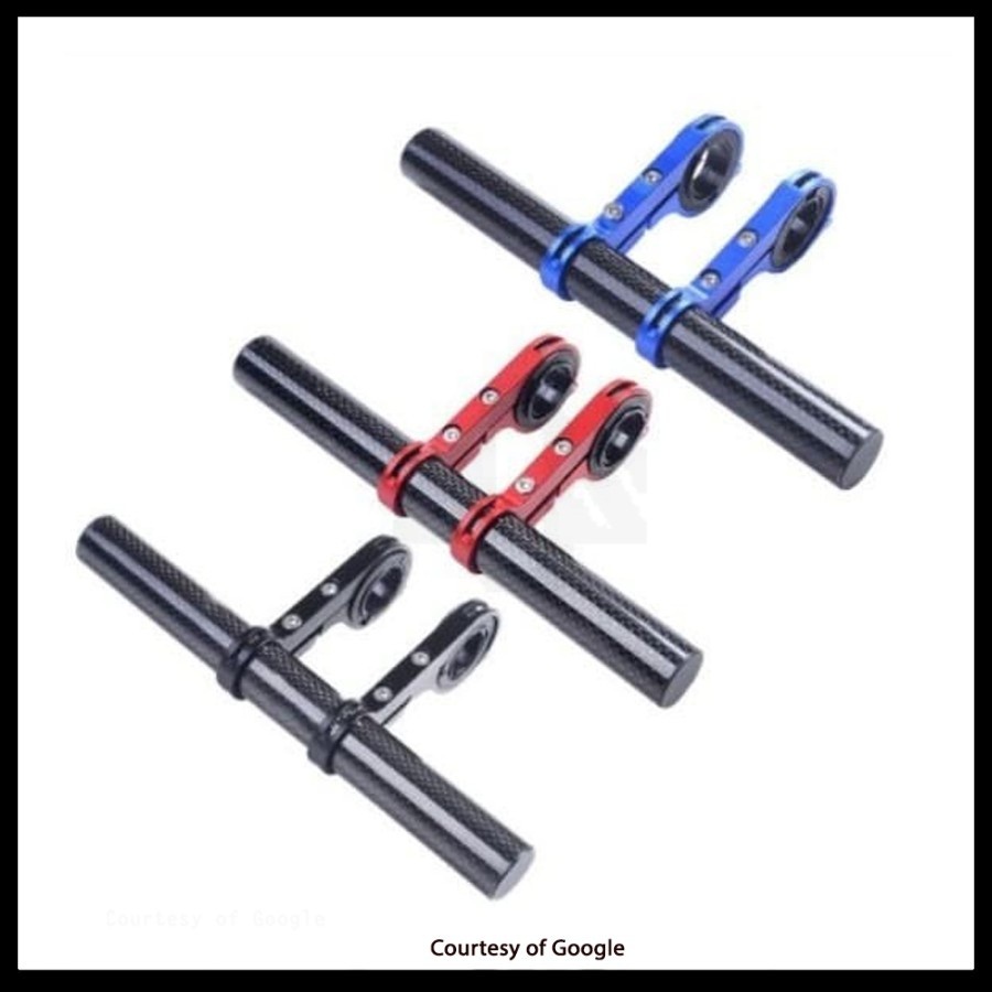 Holder Handlebar Extender Double Mount Bracket Clamp Bicycle Sepeda Long - Image 4