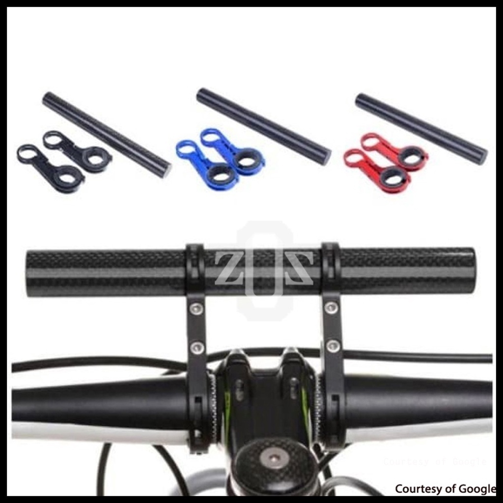 Holder Handlebar Extender Double Mount Bracket Clamp Bicycle Sepeda Long - Image 2