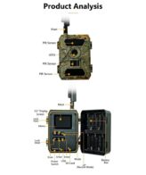 Kamera Hunting Wild Camera Trail Pengintai Trap PR902LTE 4G 8K App | Infrared night vision for nighttime monitoring