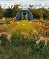 Kamera Hunting Wild Camera Trail Pengintai Trap PR902LTE 4G 8K App | Infrared night vision for nighttime monitoring