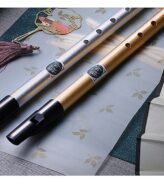 Suling Flute Instrument 6 Lubang Hole Steel |