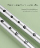 Suling Flute Instrument 6 Lubang Hole Steel |
